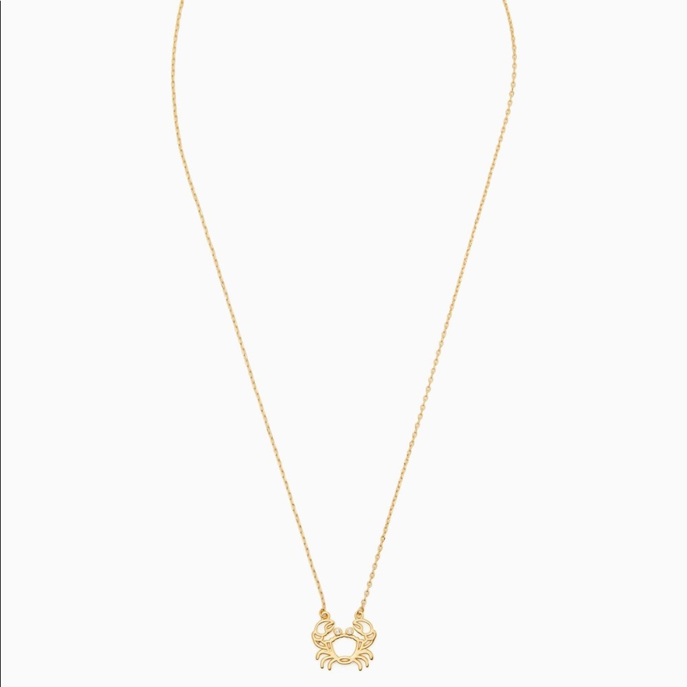 Kate Spade ♠️NWT Zodiac Cancer/Crab Charm Necklace - Picture 3 of 7